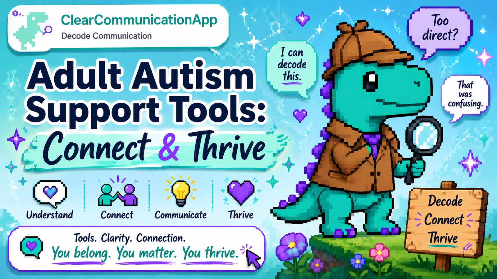 Adult Autism Support Tools: Connect & Thrive