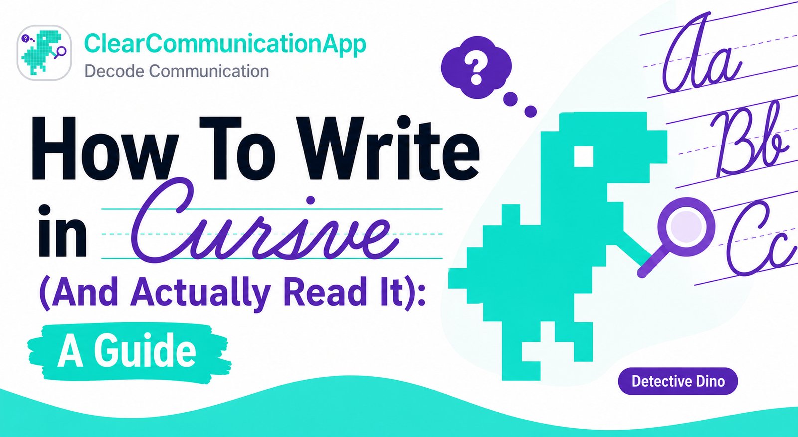 How To Write in Cursive (And Actually Read It): A Guide