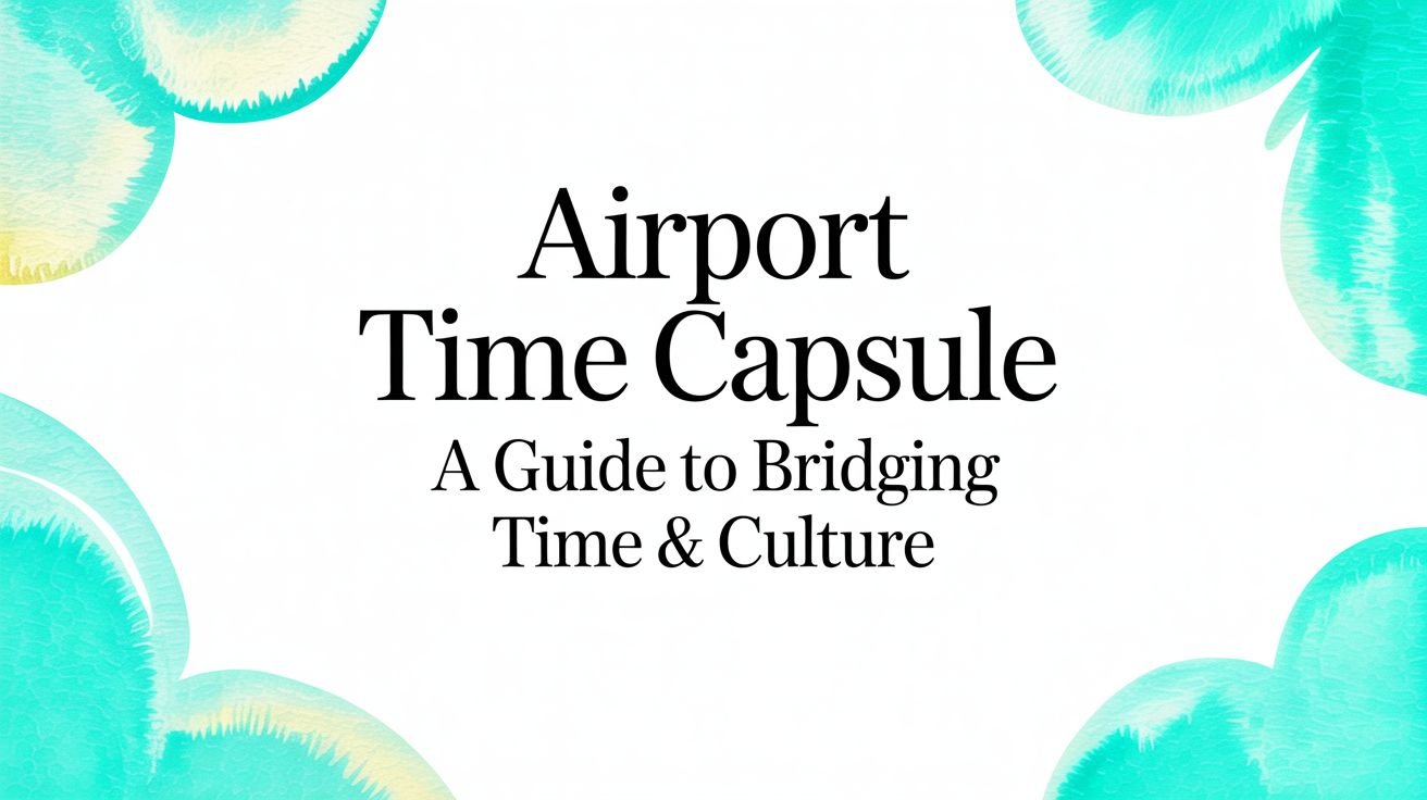 Airport Time Capsule: A Guide to Bridging Time & Culture