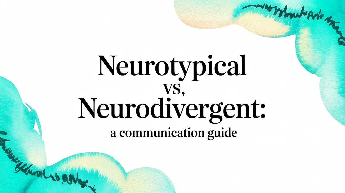 Neurotypical vs Neurodivergent: A Communication Guide